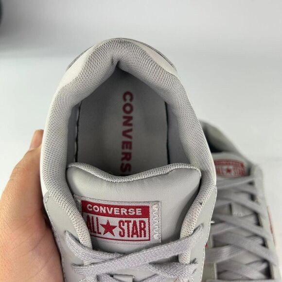 Converse Pro Blaze Classic Leather Suede Shoes US 9 Mens Gray Low Top Sneakers - Picture 8 of 15